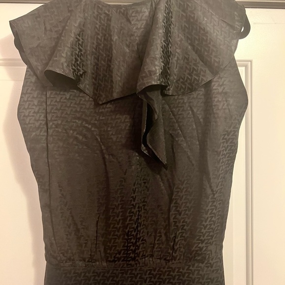 NWT Zadig and Voltaire Racky Silk Jacquard Midi Dress in Dark Chicolate - Picture 4 of 11